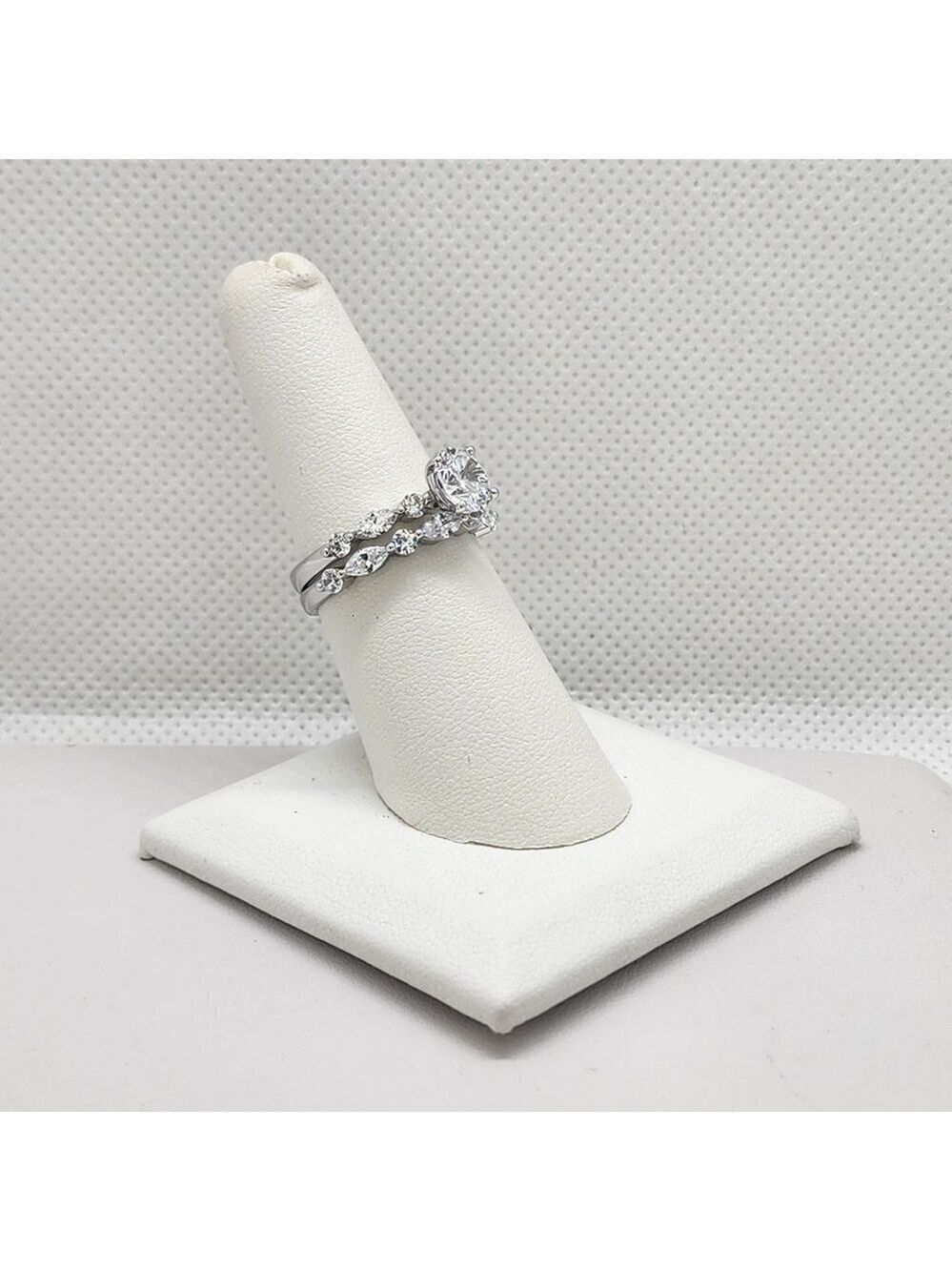 Brand New Sterling Silver 925 2pcs Multi Gemstone Ring